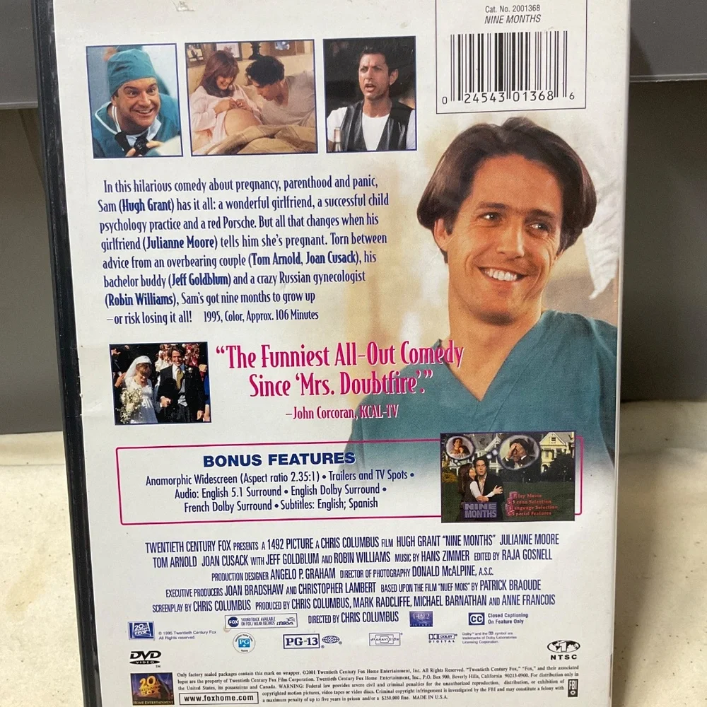DVD -Nine Months. V121